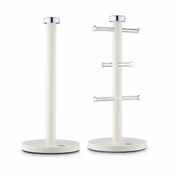 Swan TownHouse Towel Pole & Mug Tree Kitchen Set SWKA18531CN (Cream)