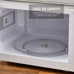 Swan SM4420BLK microwave Black Solo microwave Countertop 20 L 700 W - Additional view 4