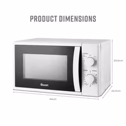 Swan SM4420WHT microwave White Solo microwave Countertop 20 L 700 W - Additional view 8