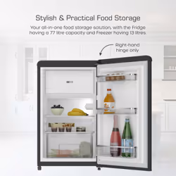 Swan SR11035BNE fridge Freestanding 77 L E Black