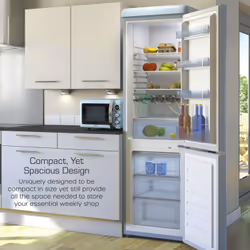 Swan SR11020BLNE fridge-freezer Freestanding 211 L E Blue - Additional view 4