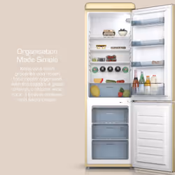 Swan SR11020CNE fridge-freezer Freestanding 211 L E Cream - Additional view 5