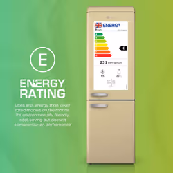 Swan SR11020CNE fridge-freezer Freestanding 211 L E Cream - Additional view 8