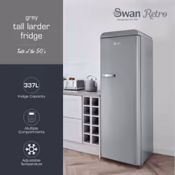 Swan SR11050GRNE fridge Freestanding 337 L E Grey