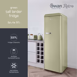 Swan SR11050GNE fridge Freestanding 337 L E Green