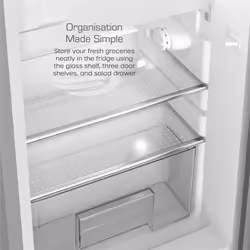 Swan SR11035GRNE Retro Under Counter Fridge with 77L Fridge Capacity, 13L Freezer Capacity, 1 Glass Shelf, E Energy Rated, Grey