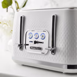 Swan Elegance Kitchen Set, 1.7L Kettle & 4 Slice Toaster, Black, SK14016WHT & ST19025WHT - Additional view 6