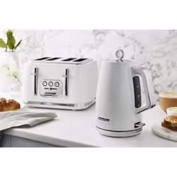 Swan Elegance Kitchen Set, 1.7L Kettle & 4 Slice Toaster, Black, SK14016WHT & ST19025WHT - Additional view 7