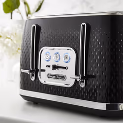 Swan Elegance Kitchen Set, 1.7L Kettle & 4 Slice Toaster, Black, SK14016BLK & ST19025BLK - Additional view 6