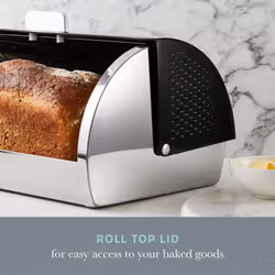 Swan Elegance Bread Bin & Canisters Kitchen Set (Black)