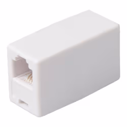 RJ11 Female to Socket Coupler/Joiner Adapter - Phone/Broadband Router Extension