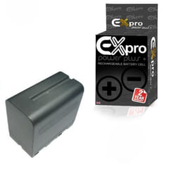 Ex-Pro Digital Camera Battery NP-F960 for Sony MVC-FD87  MVC-FD90