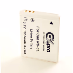 Ex-Pro White Battery NB-6L for Canon IXUS 310 HS  Powershot S90