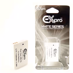 Ex-Pro White Battery NB-5L for Canon  SX210 IS SX220 HS SX230 HS