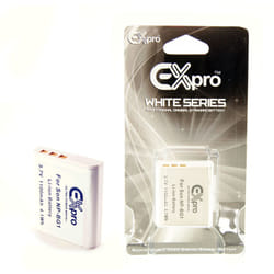 Ex-Pro White Replacement Battery NP-BG1 NP-FG1 for Sony Digital Cameras