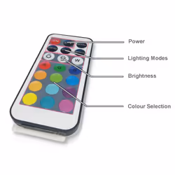 RGB Wireless Remote Control 10 LED Colour Changing Night Light [1 Pack]