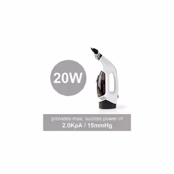 Ex-Pro 20W Cordless Window Vacuum Cleaner with 150ml Water Tank, Spray Bottle & Microfibre Wiper, for Windows, Mirrors, Tiles, Shower Screens, Ca