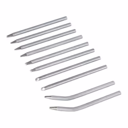 Silverline 196507 Soldering Iron Tips Set, 15 and 25 W 10-Pieces