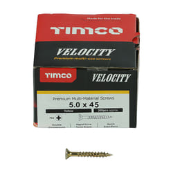 Timco Multi-Purpose Countersunk Velocity Screw - 5.0 x 45 (200 pack)