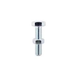 Timco Set Screws DIN933 Grade 8.8 & Hex Nut DIN934 Silver - M6 x 50 (70 Pack)