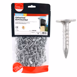 Timco Galvanised Extra Large Head Clout Nails - 30 x 3.00 (1 Kilogram Pack)
