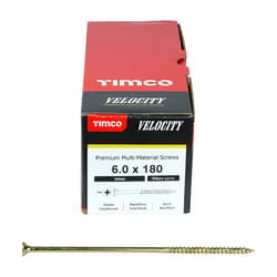 Timco Multi-Purpose Countersunk Velocity Screw - 6.0 x 180 (100 pack)