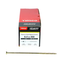 Timco Multi-Purpose Countersunk Velocity Screw - 6.0 x 200 (100 pack)