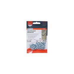 TIMCO Twin-Threaded Countersunk Silver Woodscrews - 6 x 5/8