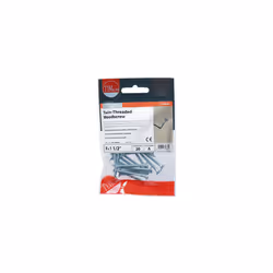 TIMCO Twin-Threaded Countersunk Silver Woodscrews - 8 x 11/2