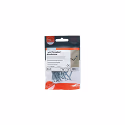 TIMCO Twin-Threaded Countersunk Silver Woodscrews - 8 x 2