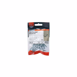 TIMCO Twin-Threaded Countersunk Silver Woodscrews - 10 x 2