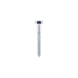 Timco Coach Screws Hex Head Silver - 10.0 x 150 (2 Pack)