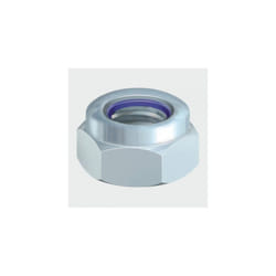 TIMco NT16Z T Nylon Nut DIN 985 BZP M16 Box of 100
