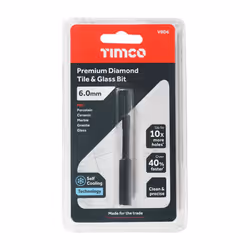 Premium Diamond Tile & Glass Bit - 6.0mm