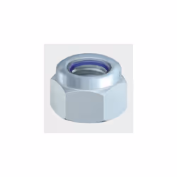 TIMco NP6ZBULK P Nylon Nut DIN 982 BZP M6 Box of 8,000