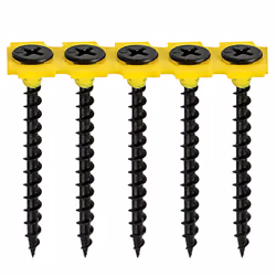 Timco Collated Drywall Screws Coarse Thread (Black) - 3.5 x 45mm (1000 Pack Tub)