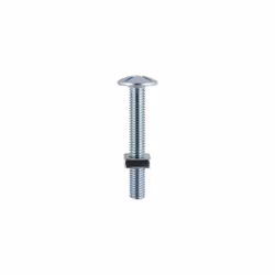 Timco Roofing Bolts & Square Nuts Silver - M6 x 80 (4 Pack)