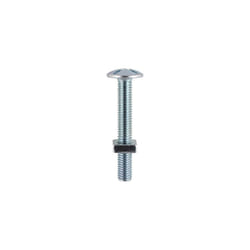 Timco Roofing Bolts & Square Nuts Silver - M6 x 80 (4 Pack)