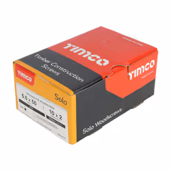 TIMCO Solo Countersunk Silver Woodscrews - 5.0 x 50