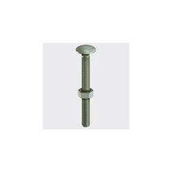 TIMco 10100INCB Index Carriage Bolt,Nut+Washer Green 10.0 x 100mm Bag of 10