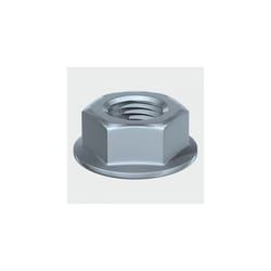 TIMco NF12Z Hex Flange Nut DIN 6923 BZP M12 Box of 100