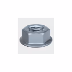 TIMco NF20Z Hex Flange Nut DIN 6923 BZP M20 Box of 50