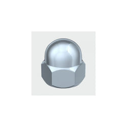 TIMco ND16Z Hex Dome Nut DIN 1587 BZP M16 Box of 100