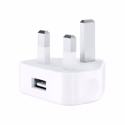 Official Apple 5W Mains Charger A1399 + Lightning Cable MD818 For iPhone, iPad, And iPod