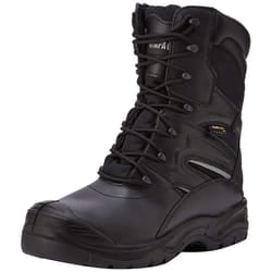 Apache Men Combat Safety Boots, Black (Black), 7 UK 41 EU