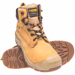 Apache Mens Safety Boots ATS Arizona Honey Waterproof Non-metallic Size 6 - Additional view 4