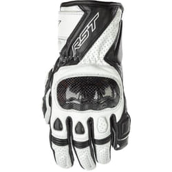 RST Stunt III Ladies Motorcycle Gloves, black-white, Size M for Women