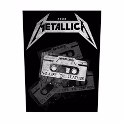 Metallica No Life Til Leather Leather Back Patch