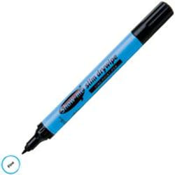 Show-me SHWME FINE SLIM D/WPE MARKR BLK PK10