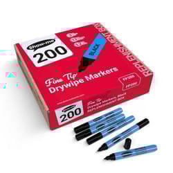 Show-me SHOW-ME DRYWIPE PENS FINE BLACK 200